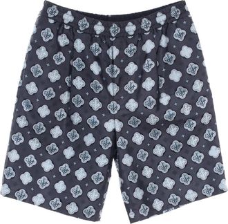 Louis Vuitton Shorts con stampa anni 2010 - Grigio