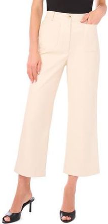 Vince Camuto Patch Pocket Faux Leather Pants in Birch at Nordstrom Rack, Size 14