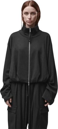 Thom Krom Zip-Through Sweater - Dames - Vesten met rits - Zwart - S - Katoen - Hoodies & sweatvesten