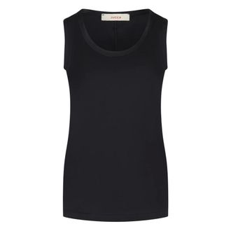 Jucca Tops, Dames, Zwart, 2Xs, Zijden Tanktop