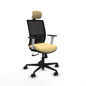 Piqueras y Crespo Silla De Oficina Piqueras Y Crespo Yunquera Blanco Mecanismo S&iacute;ncrono