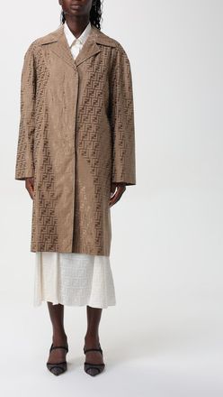 Fendi Cappotto FF Fendi in misto cotone