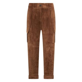 PESERICO Donna, Pantaloni, Marrone, L, new