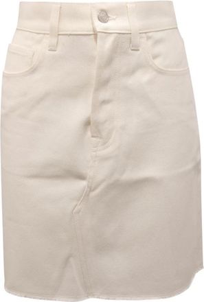 Department Five Verborgen Denim Rok Gemaakt in Itali&euml; - Dames - Spijkerrokken - Wit - W27 - Denim - Rokken