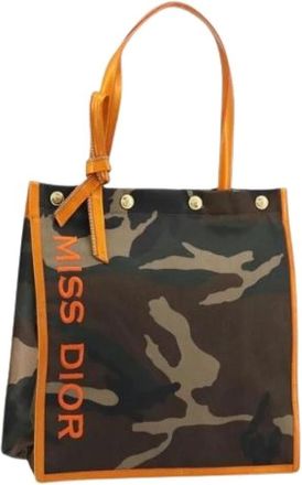 Dior Pre-owned Tote Bags, female, Multicolor, Size: ONE SIZE Pre-owned Vintage Tote Bag