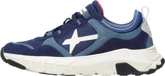 W6YZ Next-M. - Heren - Sneakers - Blauw - 42 EU - Su&egrave;de - Schoenen