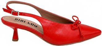 Bibi Lou Womens Beatrix Pointed Toe Heel In Coral