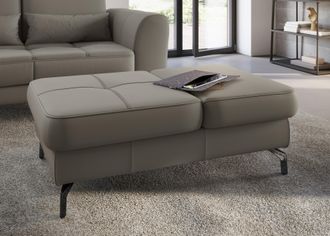 Sit&more Hocker »Bendigo« mit Klappfunktion, Bodenfreiheit 12 cm, wahlweise in 2 Fussfarben