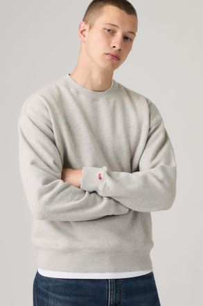 Levi's Authentic Crewneck Sweatshirt - Hombre - 2XL - Grey / Light Gray Heather
