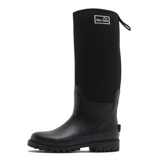 Peter Storm Boys Unisex Waterproof and Breathable Neoprene Wellies, Wellington Boots - Black material_textile - Size UK 12