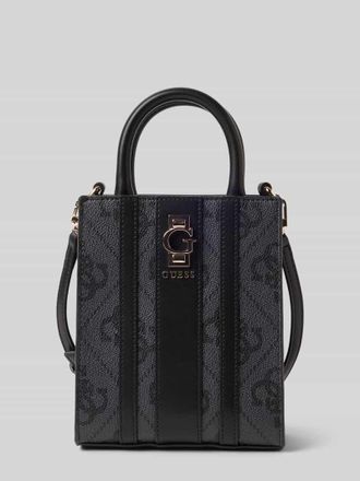 Guess Umhängetasche mit Label-Applikation Modell ERENIA MINI TOTE in Anthrazit, Größe 1