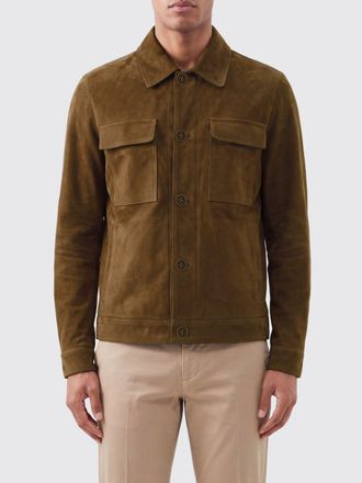 Salvatore Santoro Suede Shirt Jacket with Patch Pockets