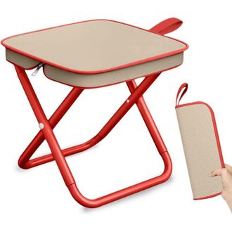 OEM Tabouret Pliant - Acier Alta Resistencia - Tela Oxford 600d Impermeable - 27 Cm - Para Camping Pesca Senderismo Playa Jardin - 1 Unidad
