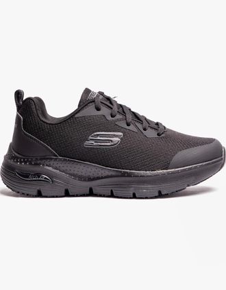 Skechers Womens Skechers Work 108019EC ARCH FIT SR Womens Occupational Trainers Black - Size: 7