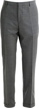 Prada Pantaloni con risvolto - Grigio