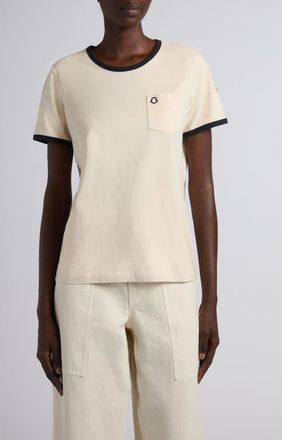 Moncler Ringer T-Shirt in White at Nordstrom, Size Xx-Large