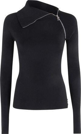 Sportmax Pinna Sweater - Dames - Coltruien - Zwart - M - Truien & Vesten