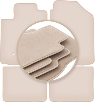 OEM Alfombrillas Beige Premium Para Toyota Corolla E12 / E13 Hatchback, Station Wagon, Sedan 2002-2007