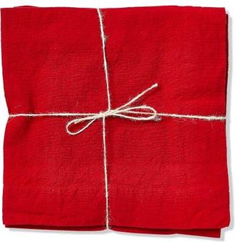 Tag Threads Slub Napkin Set of 4 in Red at Nordstrom