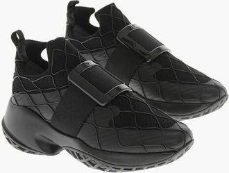 Roger Vivier Slip-On Sneakers RUN GLOSSY with Front Buckle size 40