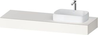 Duravit Duravit - Consola Qatego, 1600x550x170mm, Con Recorte A La Derecha