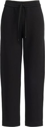 Max Mara Zinnia Pliss&eacute; Jersey Wijde Pijpen Broek - Dames - Sweatpants - Zwart - XS - Broeken
