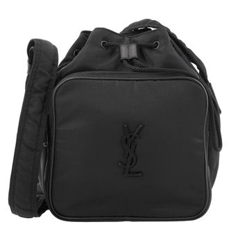 Saint Laurent Niki Small Nylon Bucket Bag