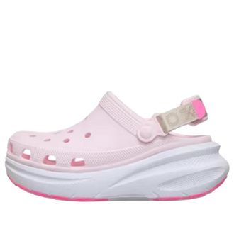 Crocs New Crush Dynamic Puff Color Block Ice Pink 214096-7DF