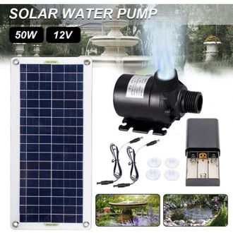 OEM Bomba De Agua Solar Ultra Silenciosa Sin Escobillas De 800 L/h Con Motor Subsn Para Decoraci&oacute;n De Fuentes De Jard&iacute;n -crezuo