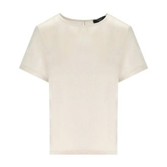 Max Mara Dames, Blouses & Shirts, Beige, Maat: XS Satijn