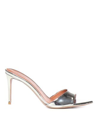 Giuliano Galiano Alixia Mirrored Leather Mule