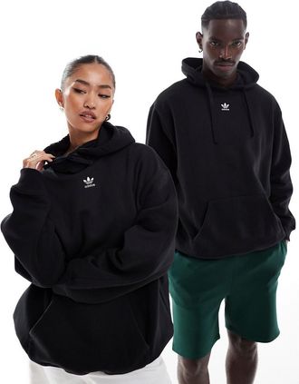 adidas Originals essential oversized hoodie in black