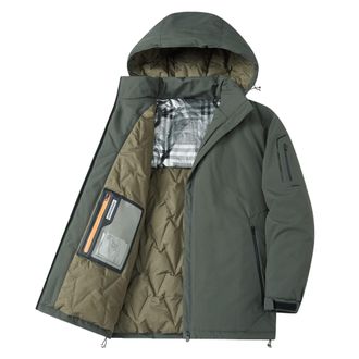 Generic Mens Mountain Waterproof Ski Jacket Winter Rain Jacket Warm Fleece Snow Coat