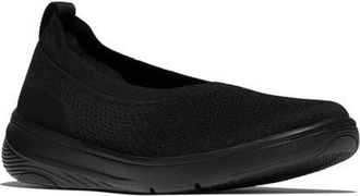 FitFlop Super-Q Knit Ballet Flats in All Black at Nordstrom, Size 8.5