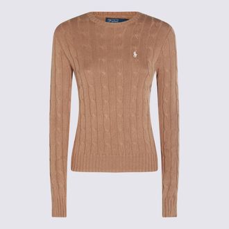Polo Ralph Lauren Sweaters Collection Camel Melange-Donna