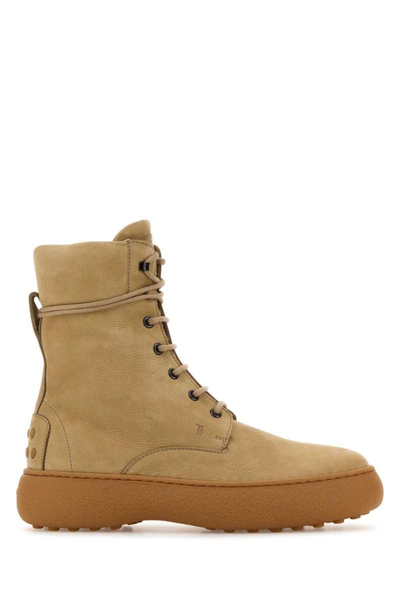 【関税＆送料込み】Tod'S Platform Leather Combat Boots Shoe Tejiojio Clearance Fashion Hasp Lacing Thick-soled Large