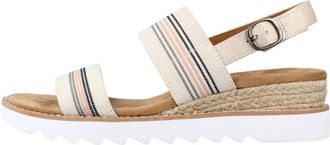 Skechers Comfortabele Platte Sandalen voor Vrouwen - Dames - Sleehakken - Beige - 41 EU - Schoenen