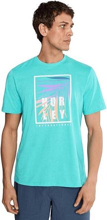 Hurley Window Tropics Short Sleeve Mens T Shirt Barracuda Heather : 2XL, Cotton