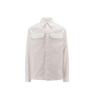 Jil Sander White Cotton Dress Mens Shirt