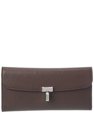 Toteme Toteme T-Lock Leather Continental Wallet