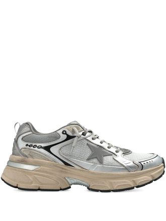 Golden Goose Sneakers with Silk and Nylon Composition