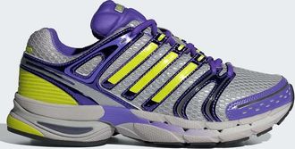adidas Originals Adistar Control 5 sneakers viola e giallo neon-Grigio
