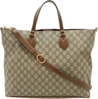 Gucci Pre-owned Tote Bags, female, Beige, Size: ONE SIZE Pre-owned Vintage Tote Bag