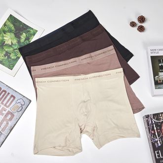 French Connection 4-Pack Modal Boxer Brief in Nude Multi at Nordstrom, Size Small