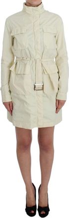 P.A.R.O.S.H. Chique Beige Trenchcoat Jas - Dames - Trenchcoats - Beige - S - Nylon - Jassen