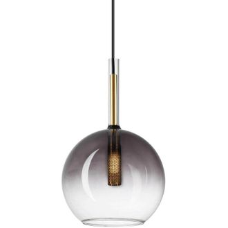 Ideal Lux Empire Dome Sphere Pendant Ceiling Light Black - Ideal Lux