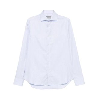 Canali Overhemden, Heren, Blauw, 3Xl, Katoen, Heren Overhemden