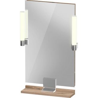 Duravit Duravit - Espejo Sivida, Cromo, 450x36x650mm, Luz Superior
