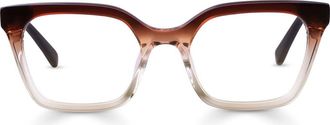 Eyebobs Overlook 50mm Cat Eye Readers in Walnut /Almond Crystal at Nordstrom, Size +1.25