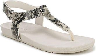 Vionic Palisades Sandal in Cream Snake at Nordstrom, Size 6.5